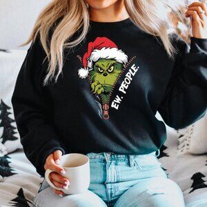 Ew People Sweatshirt, Grinch Sweatshirt, Grinchmas Sweatshirt